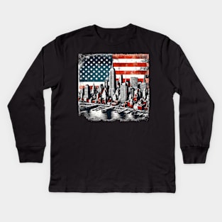 New york city Kids Long Sleeve T-Shirt